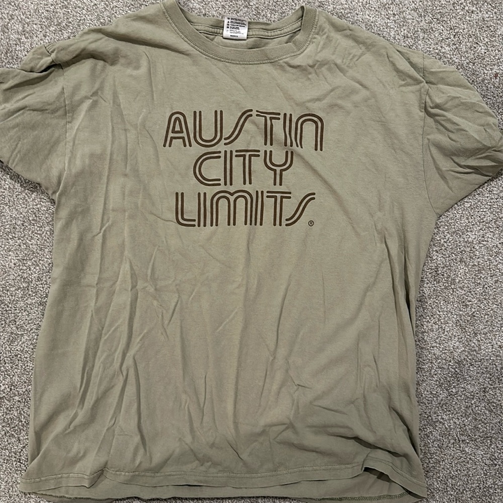 Austin City Limits green t-shirt